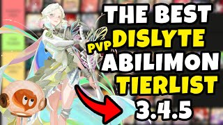 UPDATED 𝐀𝐁𝐈𝐋𝐈𝐌𝐎𝐍 PIRORITY PVP TIERLIST 3.4.5 TIERLIST - ABILIMON TIERLIST | DISLYTE