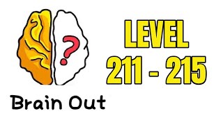 Brain Out Puzzle Answers Level 211 212 213 214 215