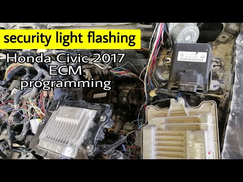 how to program Honda Civic 2016 ECM||PCM Replace and programming