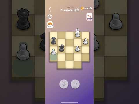 Pocket Chess horse level 25 - pony level 25 - solution walkthrough - Novice End Game Chess Problems