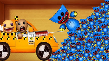 Huggy Wuggy Buddy vs Crash Test | Kick the Buddy Mod Poppy Playtime Android Gameplay