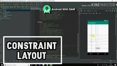 Creating Constraint Layout - Android Studio latest version