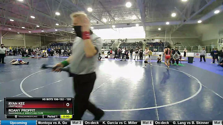 HS Boys 120 Roany Proffit Diamondville Wrestling C...
