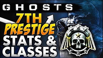 CoD Ghosts: 7th PRESTIGE - Unlocks, Stats & Classes! (Call of Duty Ghost Prestige 7 Gameplay)