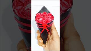 DIY Mini Paper Rose Bouquet 🌹EasyHandmade Gift Idea#PaperCraft#DIYCraft#RoseBouquet#pracboo#art#diy