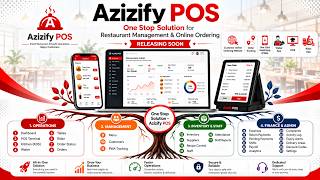 Azizify POS Fast Demo | Restaurant POS + Online Ordering + KDS + Waiter & Rider Apps screenshot 1