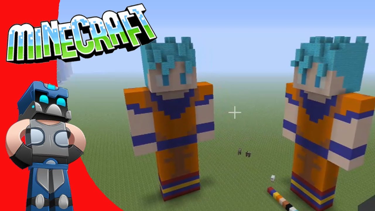 Tutorial Minecraft Goku 3D / Como hacer a Goku en Minecraft - YouTube