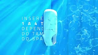 Desinfecção de água termal com tampas de spa