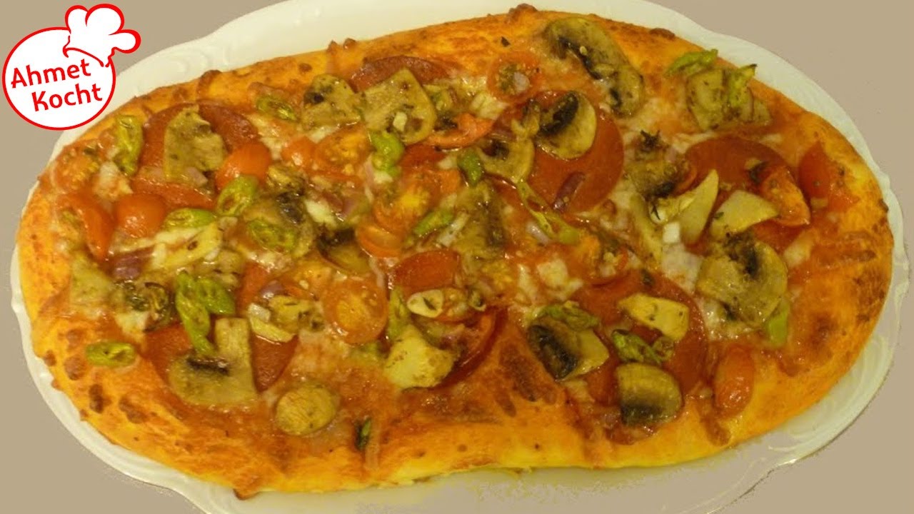 Rezept: Pizza | Ahmet Kocht | italienisch kochen | Folge 13