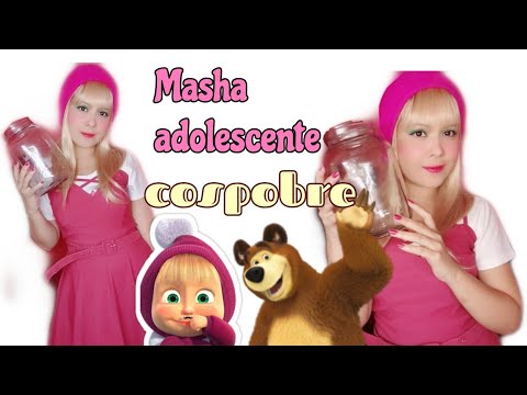 Masha adolescente 🐻Cosplay Masha e o urso 🐻 Cospobre 🌿 Andy J - YouTube