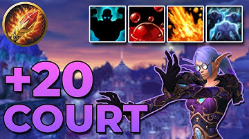 +20 Court of Stars Fortified | 67.5k Overall | 10.0 Arcane Mage PoV M+ WoW Dragonflight