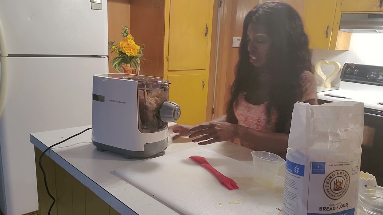 Utilizing my Hamilton Beach Pasta Maker to create Lasagna Pasta