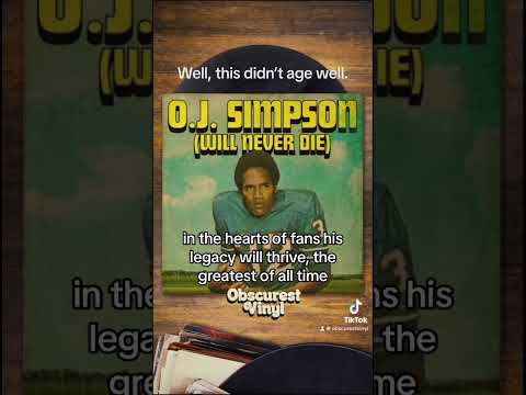 OJ Simpson Will Never Die vinyl oldies music classicvinyl nostalgia vinylrip strictlyvinyl