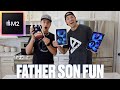 EARLY FATHERS DAY PRESENT | SON BUYS DAD NEW APPLE iPAD AIR 5TH GENERATION BLUE M2 iPadOS 16 WWDC