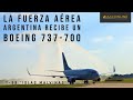 La Fuerza Aérea Argentina presentó el T-99 "Islas Malvinas", Boeing 737-700 de Transporte