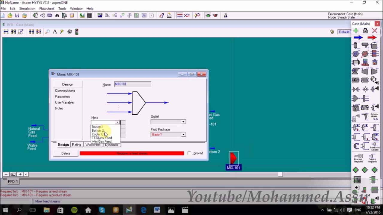 4-Gas Processing - Dew Point Control by: (2/2) Joule Thomson Plant with Aspen hysys 7.3