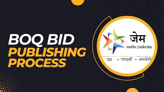 GeM BOQ Bid Process for Buyer l BOQ Bid Publishing Process l New Update on BOQ Base Bidding