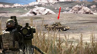 American AT operator flew the tanks one by one | ARMA 3: Milsim