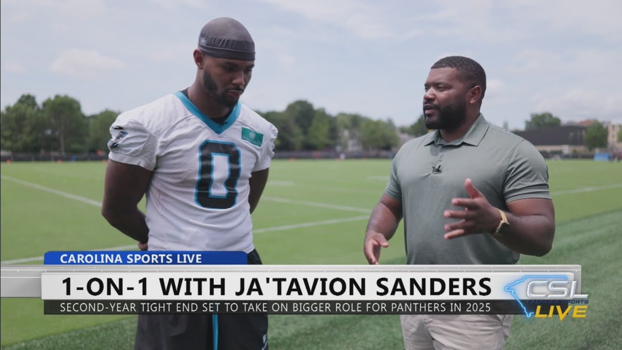 Tight end Ja'Tavion Sanders enters second year with Panthers