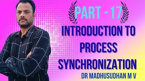 Deel 17 - Inleiding tot processynchronisatie