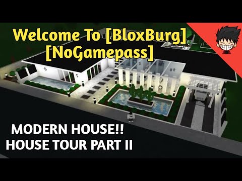 Bloxburg Speedbuilds No Gamepass Modern Mansion 152k