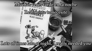 Alice Cooper - (No more) Love at your convenience (Lyrics - Español)