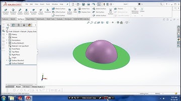RADIATE SURFACE IN SOLIDWORKS 2016