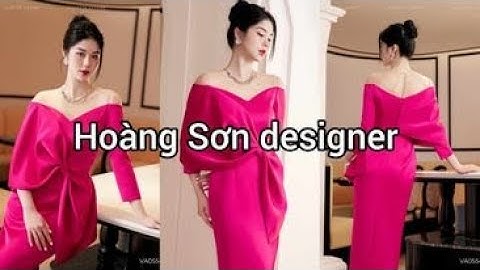 Dạy cắt may: Hướng dẫn cách cắt đầm cổ tròn bổ cúp nơ liền tay | Hoàng Sơn designer