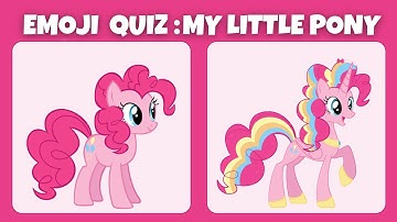 Brain Test  / Find The ODD One Out 🧐🔍【19】#findthedifferense / My little pony emoji challeng