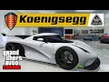 Awesome koenigsegg collection  with real life cars  in gta 5 online