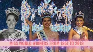 Miss World Winners from 1951 to 2019