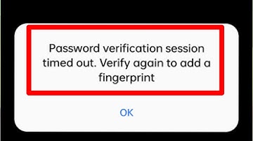 OPPO All Phones|| Fix Password verification session timed out. Verify again to add a fingerprint