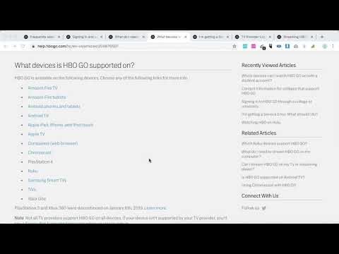 HBO GO Supported Devices FULL LIST