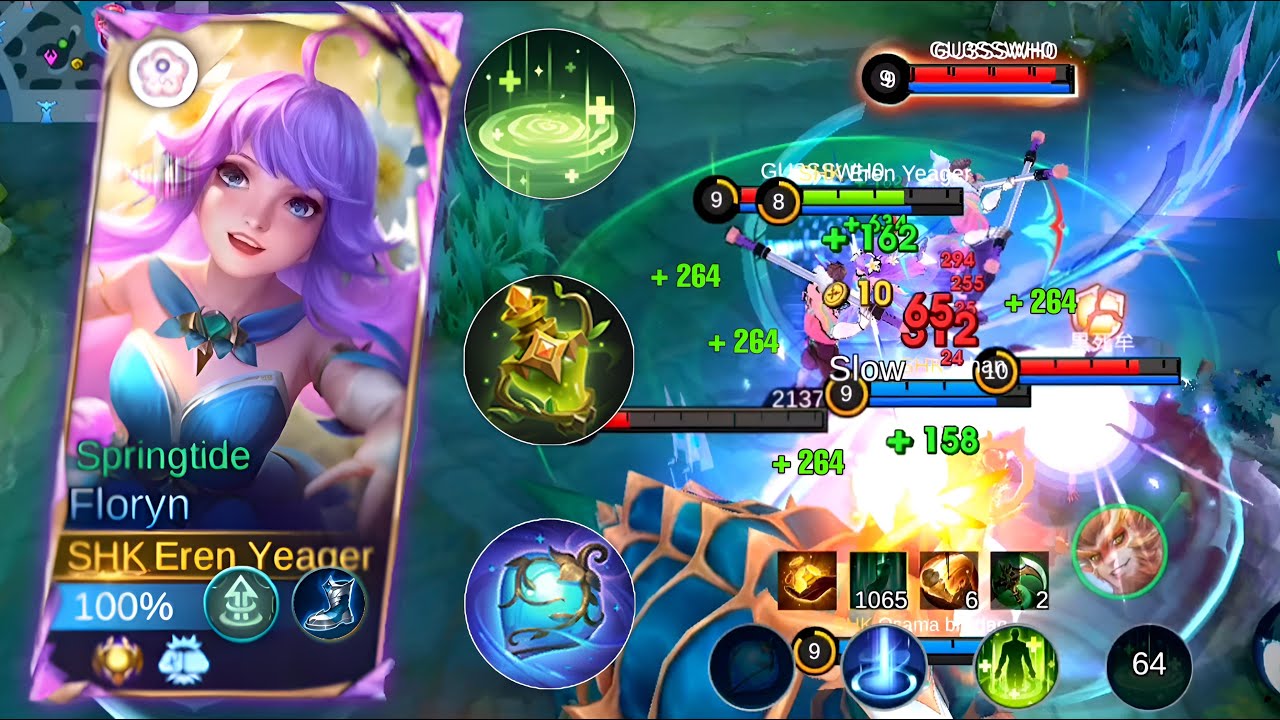 REASONS WHY FLASK OF THE OASIS AND REVITALIZE IS THE BEST BUILD FOR FLORYN!! MOBILE LEGENDS FLORYN