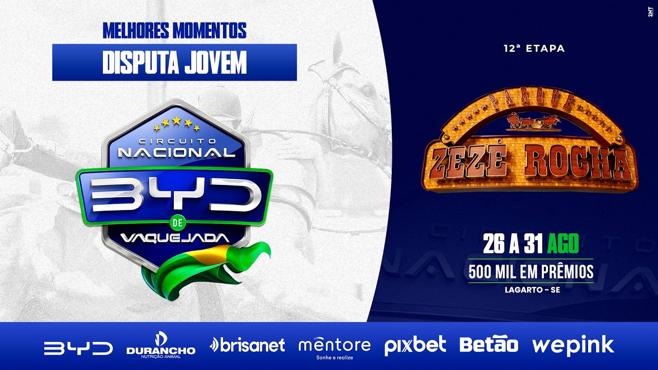 MELHORES MOMENTOS DISPUTA JOVEM - PARQUE ZEZE ROCHA LAGARTO/SE - C N BYD 2026