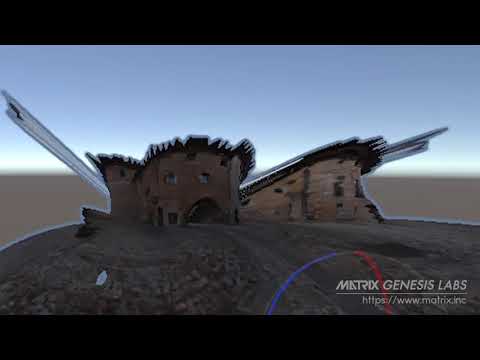 [ MATRIX ] An experiment in exporting an AI-generated Metaverse world and importing it into Unity.