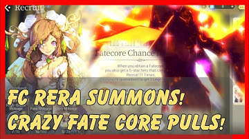 Exos Heroes FC Rera Summons! Crazy Fate Core Summons! Super Luck or Ultra Bad luck?