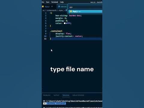 Search file and open in vs code shortcut | How to search file in Visual ...