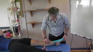 How to apply Kinesio Tape / Rocktape to a Hallux Valgus (Bunion) of Big Toe