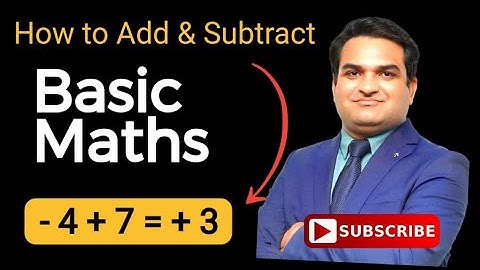 Fundamental Principles of Addition and Subtraction | KHURRAM SHEHZAD MUGHAL | URDU | HINDI