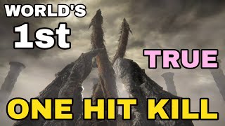 Elden Ring - Dragonlord Placidusax - TRUE ONE HIT KILL - ONE SHOT WITH MELEE - WORLD'S FIRST