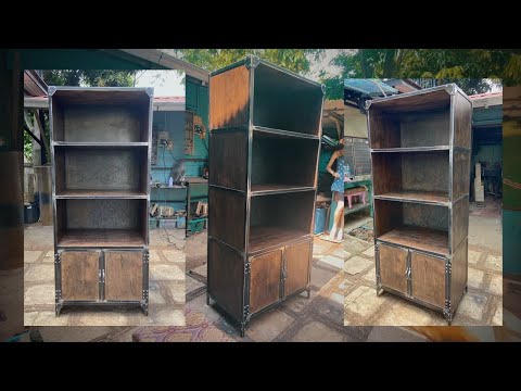 How To Make INDUSTRIAL Style Cabinet From Start To Finish |