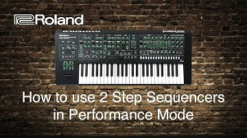 Roland System-8 - How to use 2 Step Sequences in Performance Mode