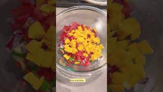 Mango Rush: Quick and Easy Salsa in Minutes!#shortvideo #shorts #easy #yummy #delicious