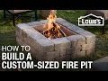 How To Build a Custom-Sized Fire Pit