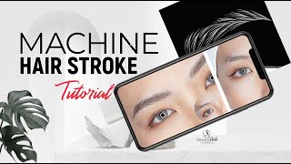 MACHINE HAIR STROKE Brows Tutorial  Step by Step Tips and Tricks