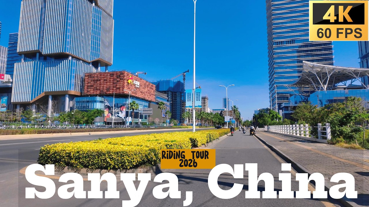 4K Driving SANYA CITY | China's Hidden Tropical Gem