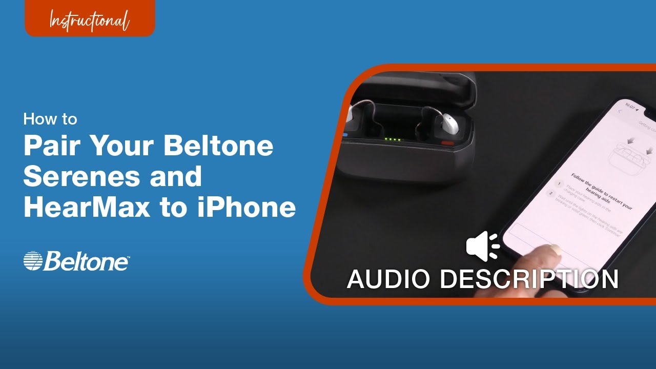 How to Pair Hearing Aids and Beltone HearMax™ on iPhone (Audio