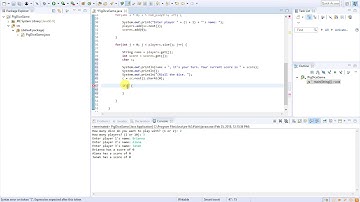 05 - Java Programming (Pig Dice Game) - Setting Up The Game (Part 1)