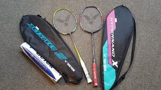 Victor Jet Speed S12 vs Hypernano X900 Badminton Racket Review